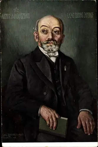 Ak Esperanto, Ludwik Lejzer Zamenhof, Portrait
