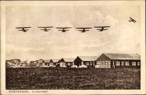 Ak Soesterberg Utrecht Niederlande, Flughafen