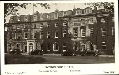 Ak Edinburgh Schottland, Roxburghe Hotel
