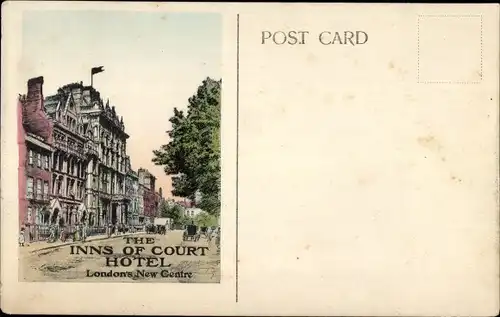 Ak London City England, Inns-of-Court-Hotel