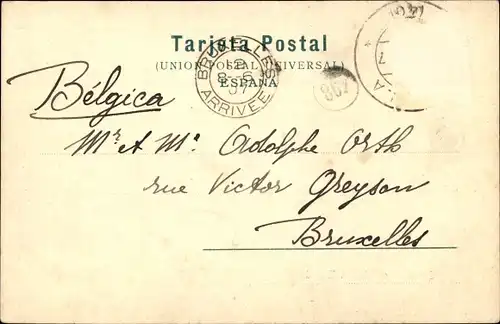 Ak Sevilla Andalusien, Pferderennen in Tablado