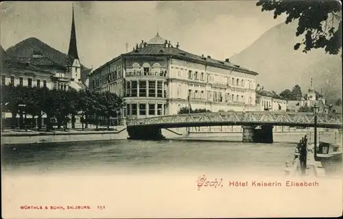 Ak Bad Ischl in Oberösterreich, Hotel-Kaiserin-Elisabeth