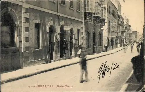 Ak Gibraltar, Hauptstraße