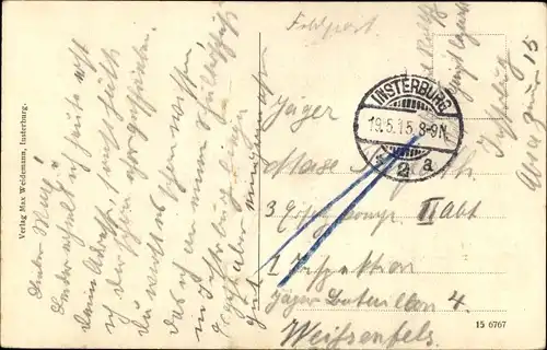 Ak Tschernjachowsk Insterburg Ostpreußen, Totalansicht