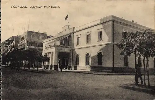 Ak Port Said Ägypten, Postamt