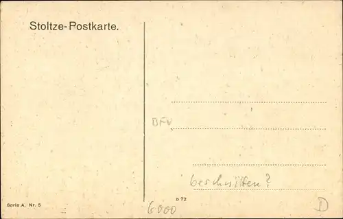 Künstler Ak Gedicht von Adolf Stoltze Der Regescherm, Herr Sali kam mit Frau...