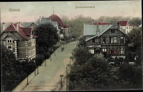 Judaika Ak Einbeck in Niedersachsen, Bismarckstraße, Synagoge