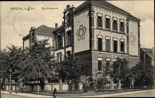 Ak Brühl in Westfalen, Gymnasium