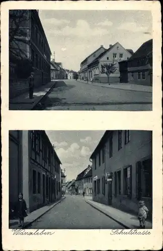 Ak Wanzleben Börde in Sachsen Anhalt, Schulstraße