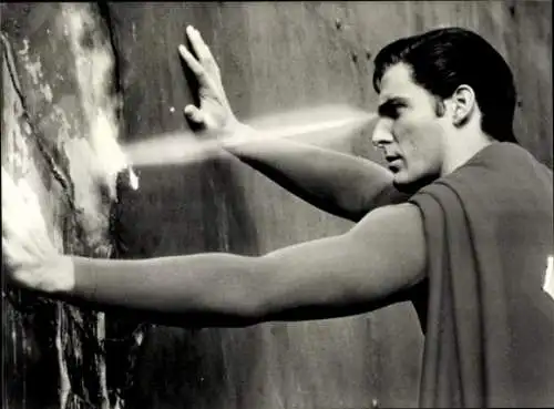 Foto Filmszene, Superman III - Der stählerne Blitz, Schauspieler Christopher Reeve