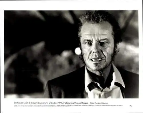 Foto Schauspieler Jack Nicholson, Filmszene, Wolf, Pressefoto