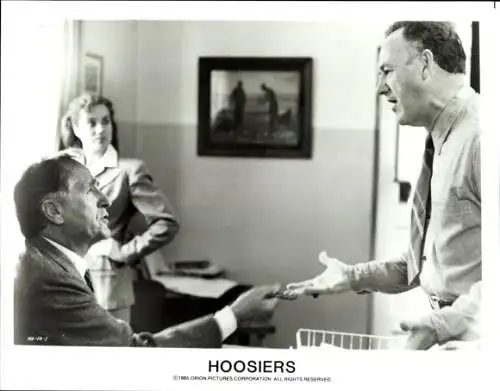 Foto Schauspieler Gene Hackman, Filmszene, Hoosiers, Pressefoto
