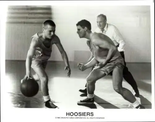 Foto Schauspieler Gene Hackman, Filmszene, Hoosiers, Pressefoto