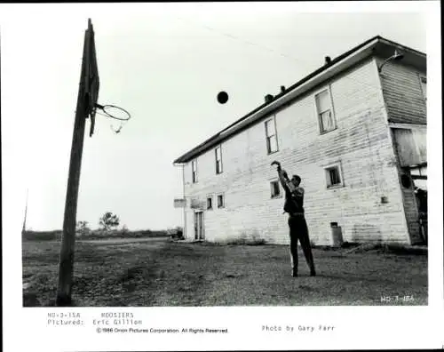 Foto Schauspieler Eric Gillion, Filmszene, Hoosiers, Pressefoto