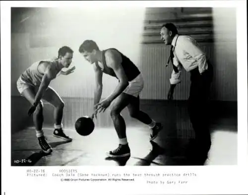 Foto Schauspieler Gene Hackman, Filmszene, Hoosiers, Pressefoto