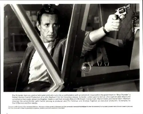 Foto Schauspieler Roy Scheider, Filmszene, Blue Thunder, Pressefoto