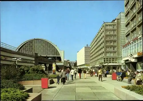 Ak Berlin Mitte, Alexanderplatz, Bahnhof