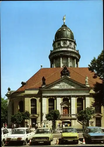 Ak Berlin Mitte, Französischer Dom, Autos