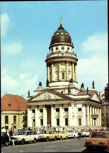 Ak Berlin Mitte, Französischer Dom, Autos