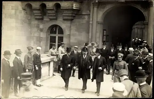 Ak Versailles Yvelines, Conference de la Paix, 10.09.1919