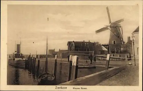 Ak Zierikzee Zeeland, Nieuwe Haven