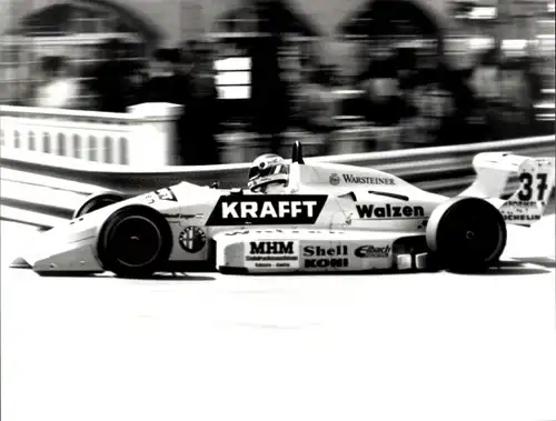Foto Rennwagen Formel 3, Pilot Karl Wendlinger, Alfa Romeo, Krafft, Shell, MHM