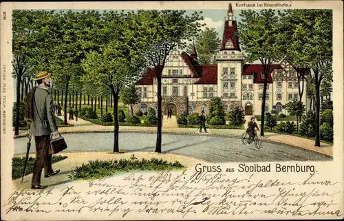 Litho Bernburg an der Saale, Kurhaus im Krumbholz