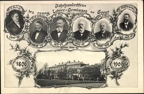 Ak Soest in Westfalen, Jahrhundertfeier des evang. Lehrer-Seminars 1906, Kohlmann, Ehrlich