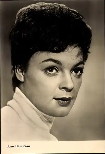 Ak Schauspielerin Jana Hlavacova, Portrait