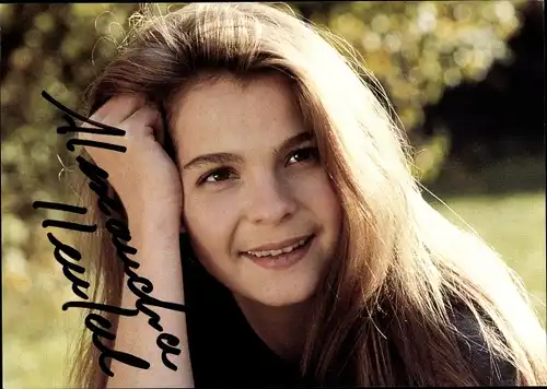 Ak Schauspielerin Alexandra Henkel, Portrait, Autogramm, Serie Marienhof