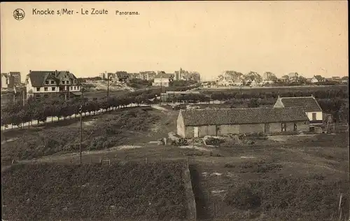 Ak Zoute Knokke Heist Heyst Knocke sur Mer Westflandern, Panorama