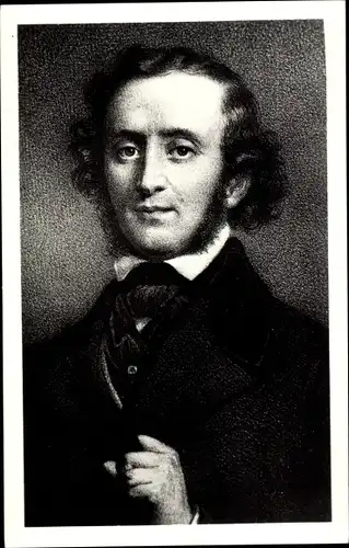 Künstler Ak Komponist Felix Mendelssohn Bartholdy, Portrait