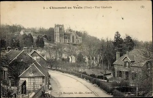 Ak Chaumont en Vexin Oise, Gesamtansicht