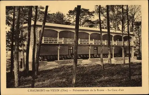 Ak Chaumont en Vexin Oise, Preventorium de la Brosse, La Cure d’air