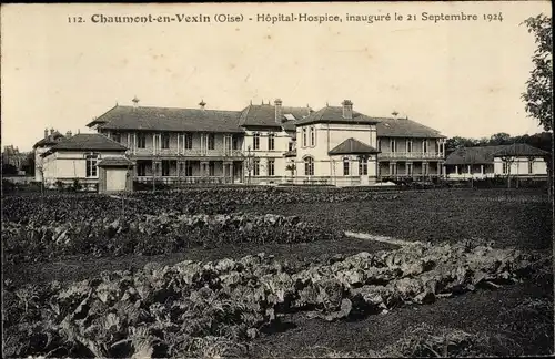 Ak Chaumont en Vexin Oise, Hospizkrankenhaus