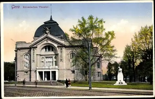 Ak Gera in Thüringen, Reussisches Theater