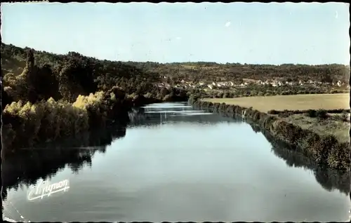 Ak Sainte-Aulde Seine et Marne, La Marne