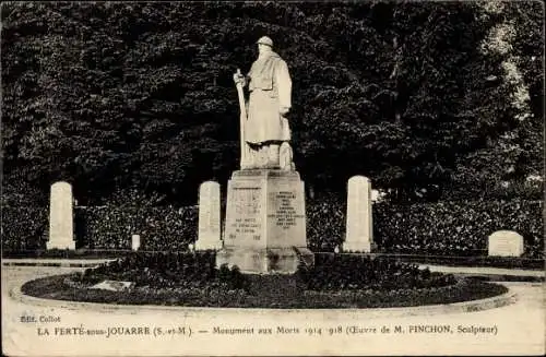 Ak La Ferté sous Jouarre Seine et Marne, Kriegsdenkmal 1914-1918