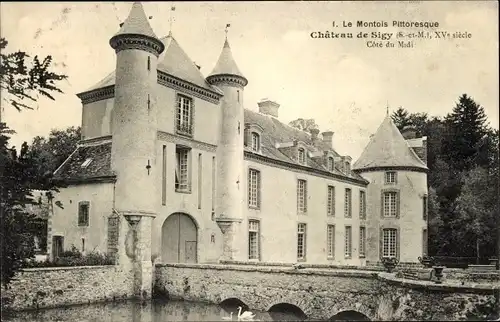 Ak Sigy Seine et Marne, Le Chateau