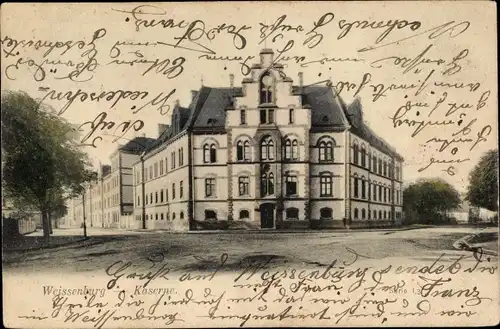 Ak Wissembourg Weißenburg Elsass Bas Rhin, Kaserne