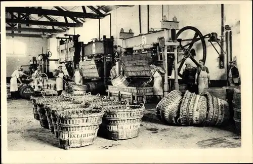 Ak Epernay Marne, Moet & Chandon, Champagner, Packraum