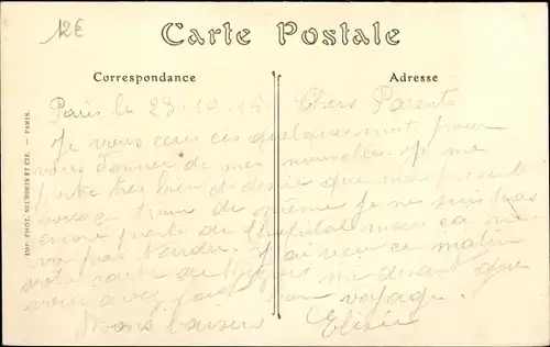 Ak Paris XVI Passy, Rue d'Auteuil