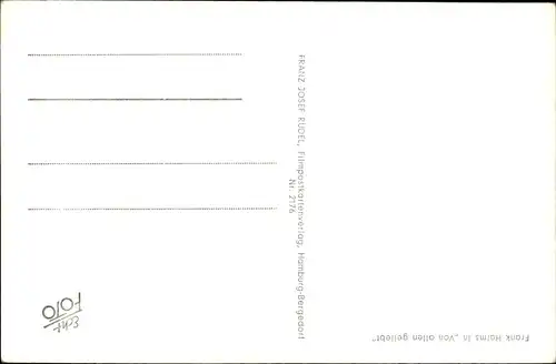 Ak Schauspieler Frank Holms, Portrait, Autogramm, Film Von allen geliebt