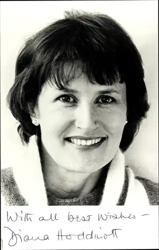 Ak Schauspielerin Diana Hoddinott, Portrait, Autogramm