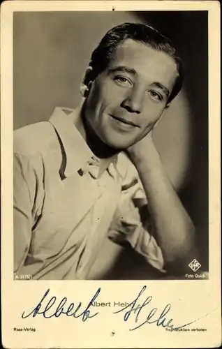 Ak Schauspieler Albert Hehn, Portrait, Autogramm