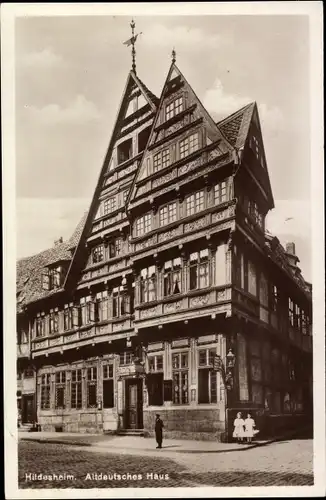 Ak Hildesheim in Niedersachsen, Altdeutsches Haus