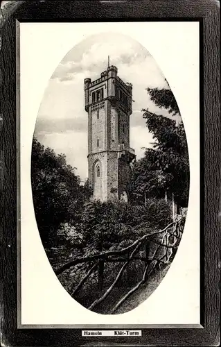 Ak Hameln an der Weser Niedersachsen, Klüt-Turm