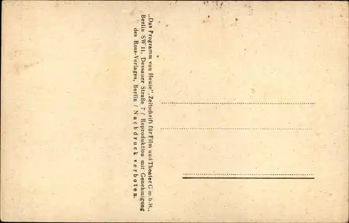 Ak Schauspieler Attila Hörbiger, Portrait, Autogramm