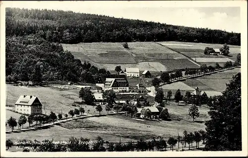 Ak Rehefeld Zaunhaus Altenberg im Erzgebirge, Totalansicht