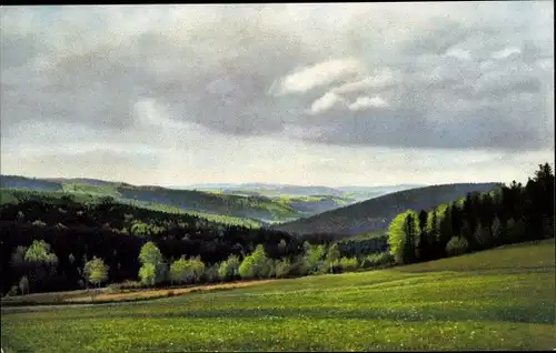 Ak Altenberg im Osterzgebirge, Geisingberg, Frühlingsstimmung